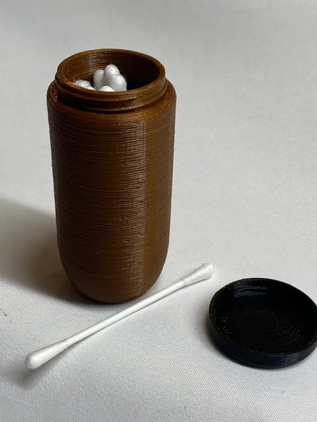 Byr Seyahat boyutu Q-Tip kutusu, ince veya kıvrımlı varyant. (Sadece Plastik Aparattır!!!) 3D - Resim 6