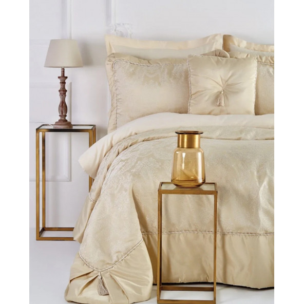 KARACA HOME ASHLEY GOLD YATAK ÖRTÜ TAKIMI