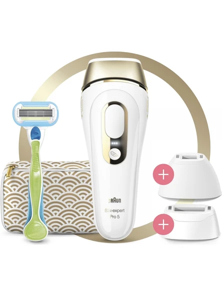 Braun Silk Expert PL5237 Yeni Nesil IPL 400.000 Atımlı 2 Başlıklı Tüy Alma Cihazı ürün görseli 1