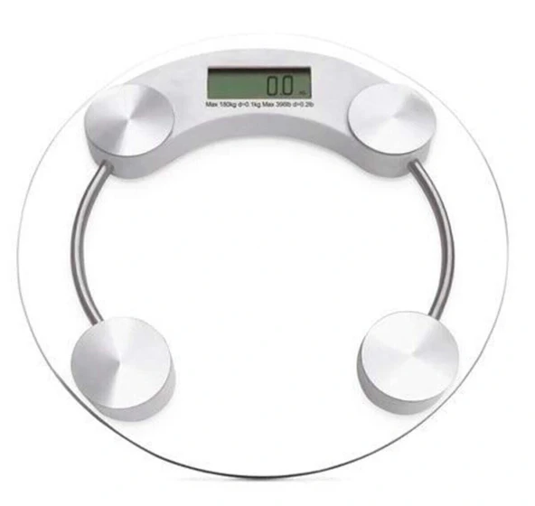 DİJİTAL YUVARLAK CAM BASKÜL TERAZİ 180KG. TF-1051 (5365) ürün görseli 1
