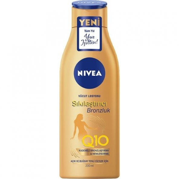 Nivea Q10 Sıkılaştırıcı + Bronzluk Losyon 200Ml