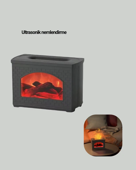 Aromaterapi Destekli Ultrasonik Nemlendirici USB Bağlantılı Sessiz Model - Resim 3