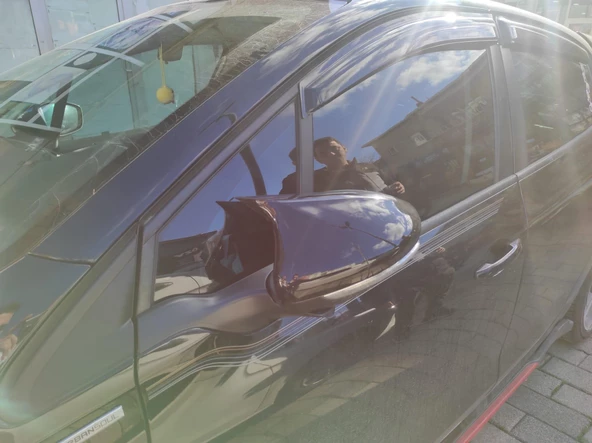 Peugeot 208 Araca Özel Batman Yarasa Ayna Kapağı Pianoblack - Resim 2