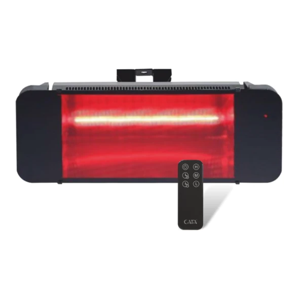 Cata 2000 Watt Kumandalı 3 Kademe Isı Ayarlı Plazma Isıtıcı İP55 - Resim 2