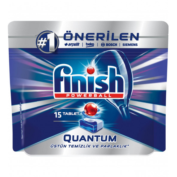 Finish Bulaşık Makinesi Deterjanı Quantum 15'li x 8 Adet - 3