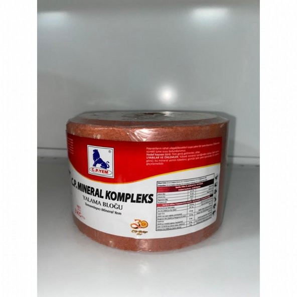 Cp Yalama Taşı 3 Kg ( Sığır, Manda, Büyükbaş Süt İçin )