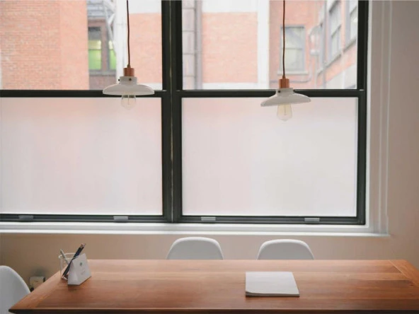 D-c-fix 334-0004 Rakı Beyazı Statik Cam Folyo (45cm x 1mt) - Resim 5