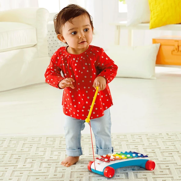 Orjinal Fisher Price Eğitici Ksilofon Müzik Aleti Oyuncak Ksilefon - 2