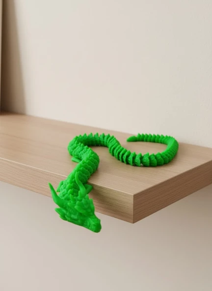 YEŞİL HAREKETLİ EJDERHA ürün görseli 1