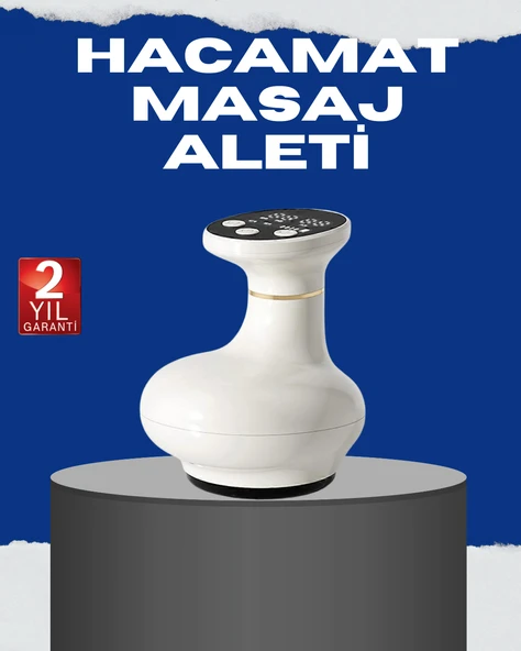 USB Şarjlı 3 Fonksiyonlu Masaj Aleti Kupa Terapisi ve Gua Sha ürün görseli 1