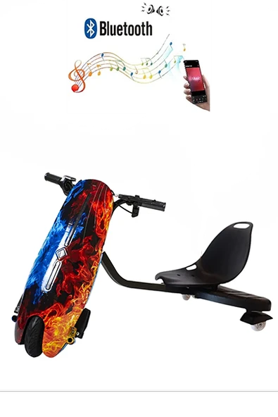 Citymate Drift Car Elektrikli Kaykay Bluetooth Dirift Kar Hoverboard Scooter Ledli Bluetoothlu D10 ürün görseli 1