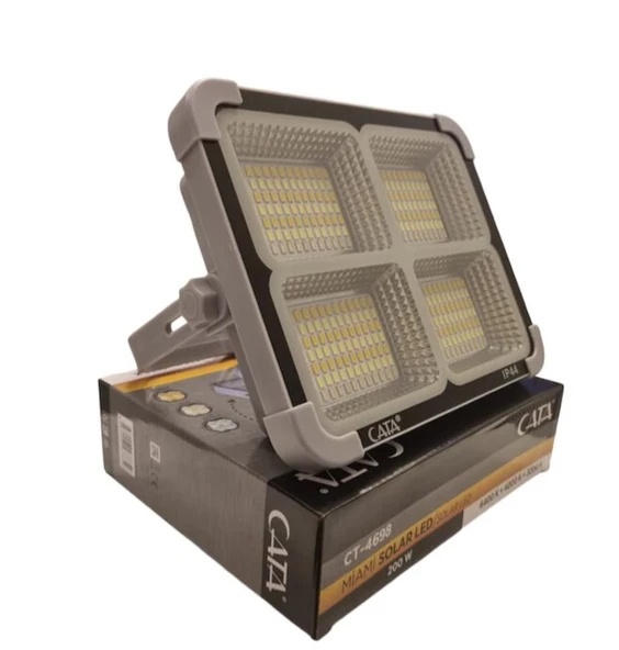 Cata CT-4698 200 W Solar Led Taşınabilir Projektör ürün görseli 1