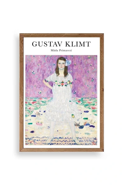 Gustav Klimt Ahşap Çerçeveli Tablo 23 x 30 ürün görseli 1