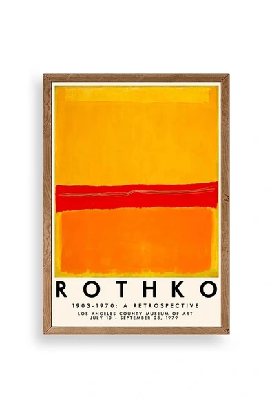 Rothko Ahşap Çerçeveli Tablo 30 x 42 ürün görseli 1
