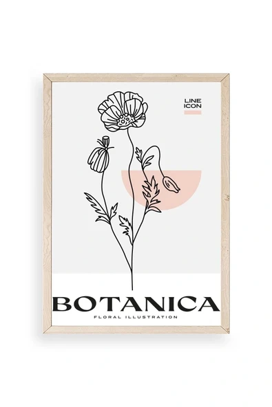 Çiçek Ahşap Çerçeveli Tablo 23 x 30 ürün görseli 1