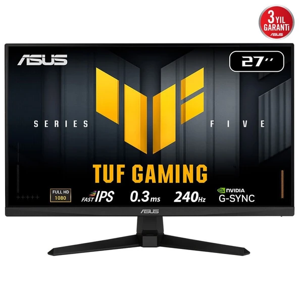 ASUS TUF GAMING VG279QM5A 27'' 240HZ 0.3MS MONITOR ürün görseli 1
