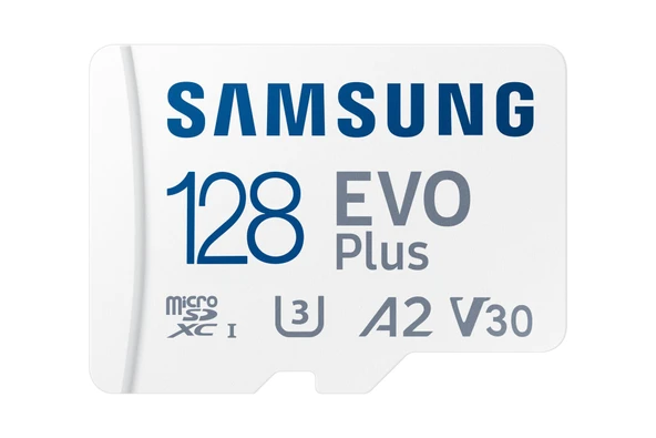 128GB SAMSUNG EVO PLUS MICROSDXC UHS-I U3 V30 A2 160MB/s MB-MC128SA/TR - Resim 2