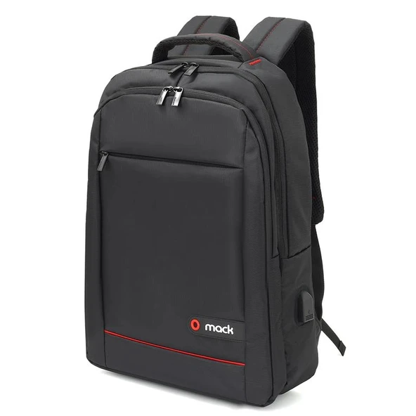 Mack Mcc-006 15.6" Offıce Usb Girişli Notebook Sırt Çantası Siyah - Resim 2