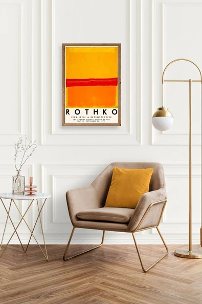 Rothko Ahşap Çerçeveli Tablo 30 x 42 - Resim 2