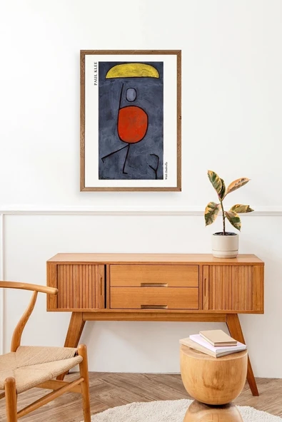 Paul Klee Ahşap Çerçeveli Tablo 50 x 70 - Resim 3