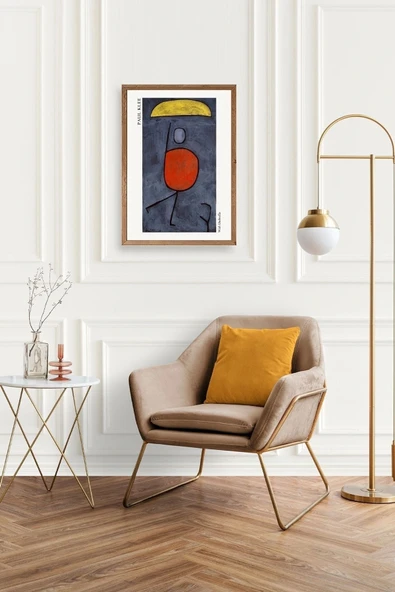 Paul Klee Ahşap Çerçeveli Tablo 50 x 70 - Resim 2