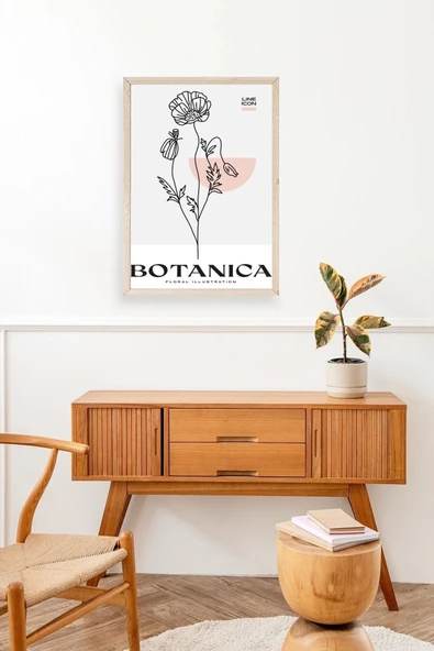 Çiçek Ahşap Çerçeveli Tablo 23 x 30 - Resim 2