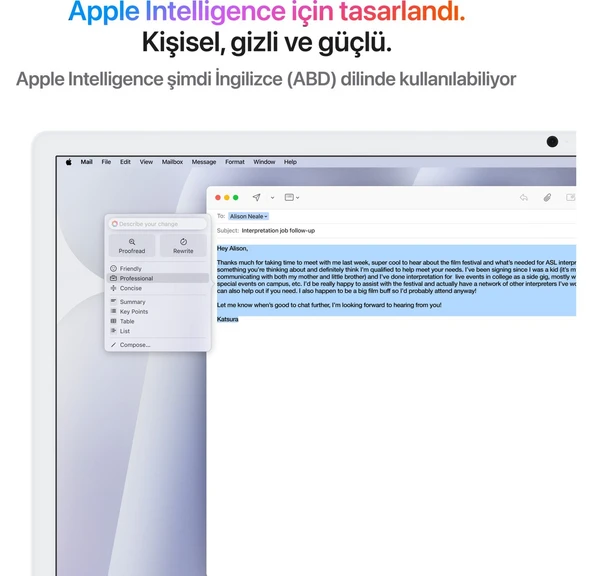 Apple iMac M4 Çip 16GB 256GB SSD macOS 24" All In One Bilgisayar MD3H4TU/A Gümüş - Resim 5