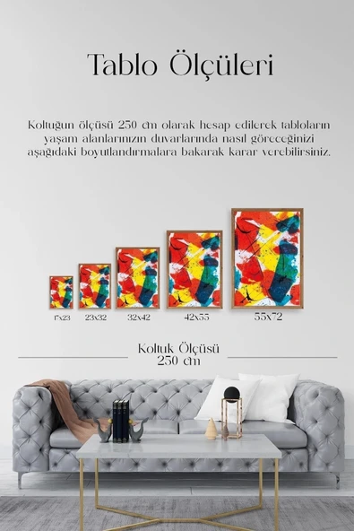 Mordern Ahşap Çerçeveli Tablo 23 x 30 - Resim 5