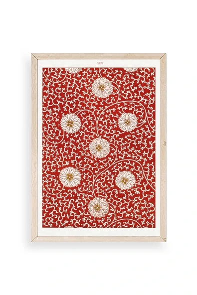 Çiçekler Ahşap Çerçeveli Tablo 30 x 42 ürün görseli 1