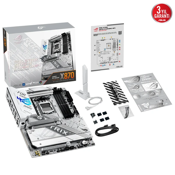 ASUS ROG STRIX X870-A GAMING WIFI AMD AM5 DDR5 ATX - Resim 4