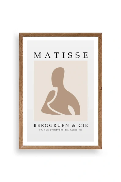 Modern Ahşap Çerçeveli Tablo 30 x 42 ürün görseli 1