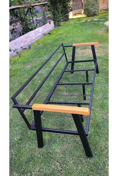 Kırlenta ERCİYES ÜÇLÜ KOLTUK GRİ BAHÇE TAKIMI BAHÇE MOBİLYASI - Resim 4