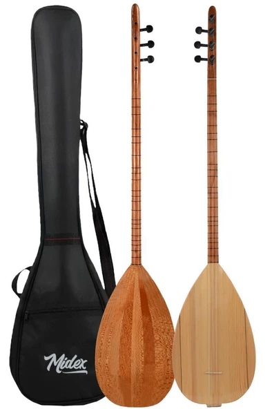 Yonka B-142U Uzun Sap Çınar Ağacı Gövde Kaliteli Gürgen Sap Saz Bağlama Seti - Resim 2