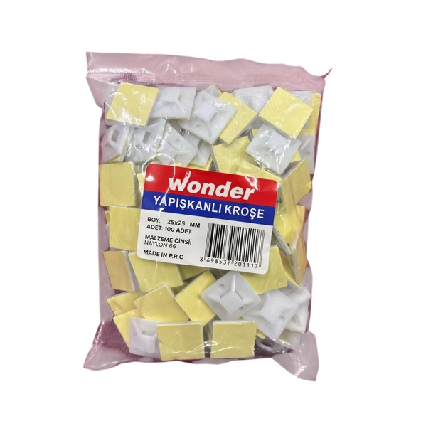 Ennalbur Wonder 25X25 Yapışkan Kroşe (100 Adet) - Resim 3