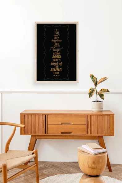 Modern Ahşap Çerçeveli Tablo 30 x 42 - Resim 3