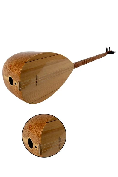 Yonka B-142U Uzun Sap Çınar Ağacı Gövde Kaliteli Gürgen Sap Saz Bağlama Seti - Resim 4