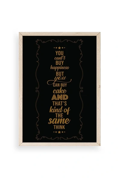 Modern Ahşap Çerçeveli Tablo 30 x 42 ürün görseli 1