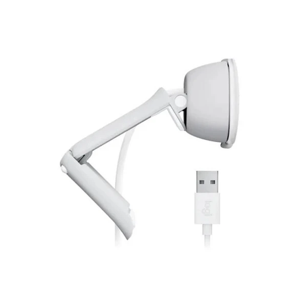 LOGITECH BRIO 100 1080p Dahili Mikrofonlu Webcam Beyaz 960-001617 - Resim 3