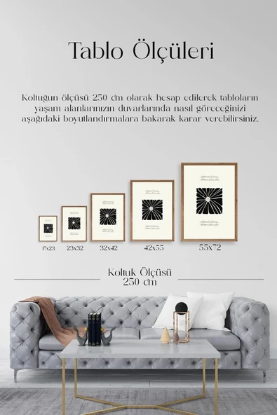 Çiçek Ahşap Çerçeveli Tablo 30 x 42 - Resim 5