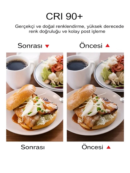 14 İnç Kare Soft Işık LED Panel Profesyonel Makyaj Fotoğraf Video Çekim Işığı Tripodlu - Resim 5