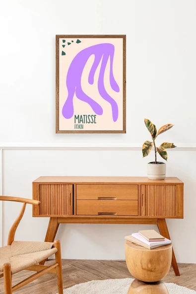 Soyut Ahşap Çerçeveli Tablo 23 x 30 - Resim 3