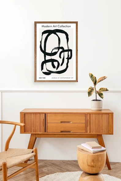 Modern Ahşap Çerçeveli Tablo 23 x 30 - Resim 3