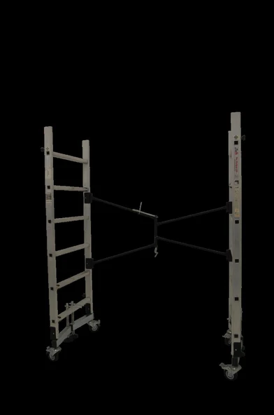 Kurulumu Kolay Katlanabilir Geniş Basamaklı İskele (2 Metre) - Resim 4