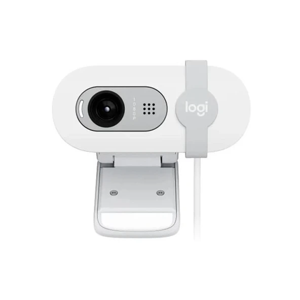 LOGITECH BRIO 100 1080p Dahili Mikrofonlu Webcam Beyaz 960-001617 ürün görseli 1