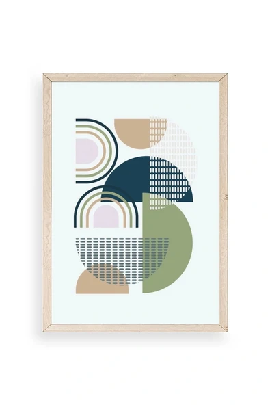 Soyut Ahşap Çerçeveli Tablo 23 x 30 ürün görseli 1