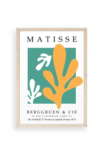 Soyut Ahşap Çerçeveli Tablo 50 x 70 ürün görseli 1