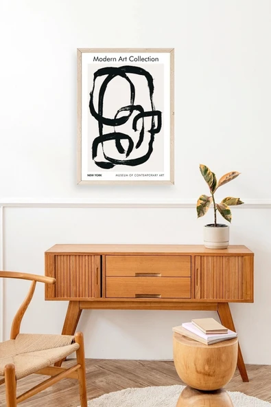 Modern Ahşap Çerçeveli Tablo 50 x 70 - Resim 4