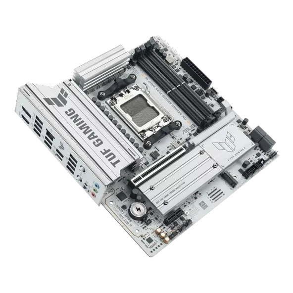ASUS TUF GAMING B850M-PLUS WIFI 7 AMD ANAKART BEYAZ - Resim 3
