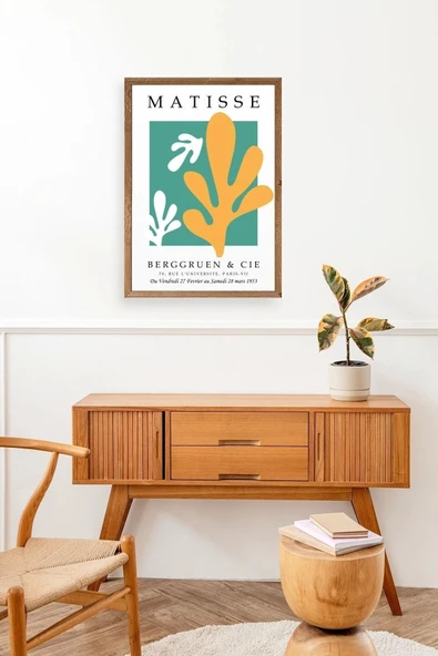 Soyut Ahşap Çerçeveli Tablo 23 x 30 - Resim 3