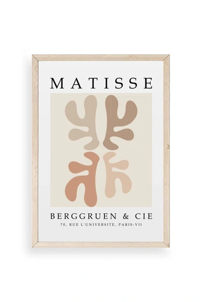 Soyut Ahşap Çerçeveli Tablo 23 x 30 ürün görseli 1